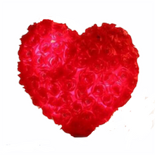 Charger l&#39;image dans la galerie, Cœur pétales de rose Led