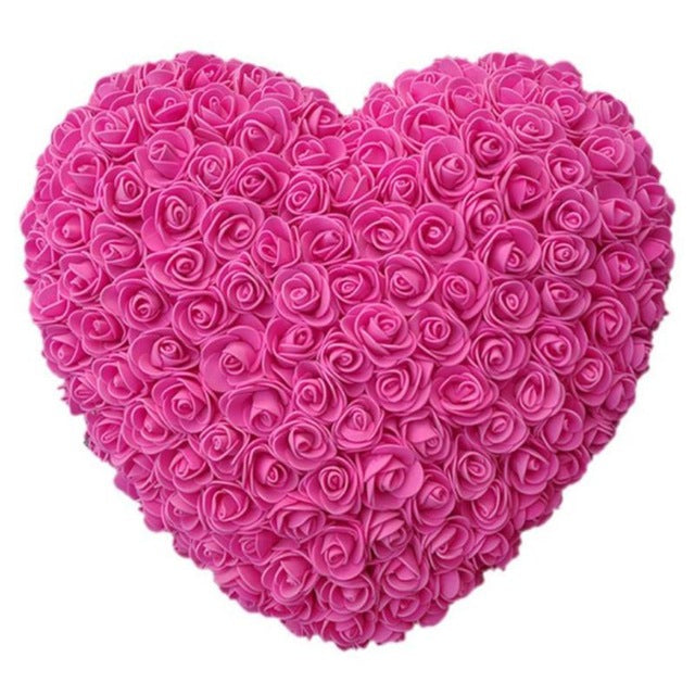 Cœur en roses éternelles