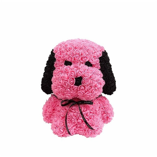 Chiot en Roses éternelles