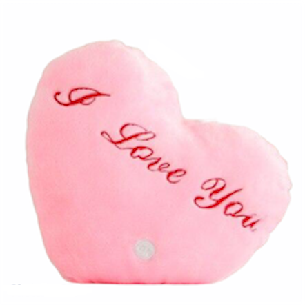 Coussin Cœur led